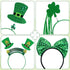 9PCS St Patricks Day Headband,St.Patrick'S Day Green Shamrock Clover Headband for Women Girls Hair Accessories Headwear...