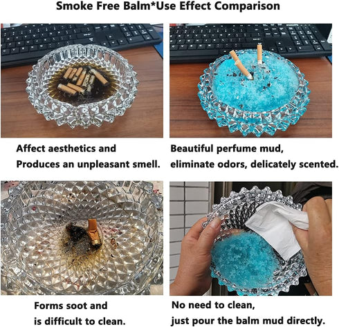 Magic Ashtray Sand, Smokeless Ashtrays for Cigarettes Indoor, Quickly Extinguish Smoke and Adsorb Soot, Prevent Secondhand Smoke, Odor Eliminator,...