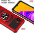 for Samsung Galaxy Xcover 6 Pro Phone Case with Tempered Glass Screen Protector,Military Grade Heavy Duty Shockproof Protective Cover,with Ring Ki...