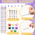 48 Pcs Paw Print Pencil Eraser Sets Colorful Wooden Pencils with Paw Eraser for Kids Dog Themed Birthday Party Favors Welcome Back to School Favor...