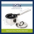 RSVP International Endurance Single Egg Poacher Set | Perfectly Poached Eggs | Includes Stainless Steel Pan | Dishwasher Safe...