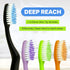 Elegant Brush with Super Soft Bristles Toothbrush, PBT Filaments, Designed for Sensitive and Swollen Teeth, Secure Cap, Ideal for Adults - 4 Count...