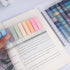 Sticky Tabs with Ruler,moinkerin 200 Pieces Transparent Sticky Notes Book Tabs PET Multicolor for Bookmarks,Studying,Office,School Planner Memo...