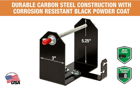 Buyers Products LT40 Weed Wacker Commercial Trimmer Line Holder, with Mounting Hardware & Low Profile Steel Bracket Supports 3 Pound Spools for La...