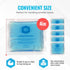 ICEWRAPS 3"x3" Small Gel Ice Packs for Injuries Reusable | Hot Cold Packs for Nose, Face, or Fingers | Mini Tiny Ice Packs for Lunch Box | Include...