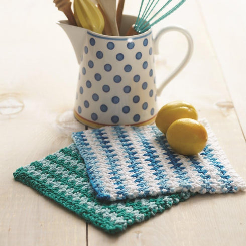 Lily Sugar 'N Cream The Original Solid Yarn, 2.5oz, Medium 4 Gauge, 100% Cotton - Light Blue - Machine Wash & Dry......