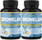 Organic Cadane 2 Packs of Bromelain Capsules 10050mg, 120caps...