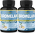 Organic Cadane 2 Packs of Bromelain Capsules 10050mg, 120caps...