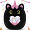 Happy Birthday Gift Black Cat Plush Toys-11'' Black Cat Plushies Anime Plush-Kawaii Birthday Plushie Stuffed Animals Cute Plushies, Black Cat Plus...
