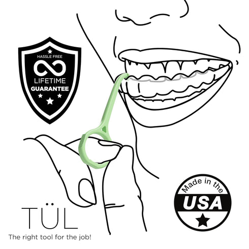 TÜL | Only Invisalign Remover Tool Made in The USA | Lifetime Replacements | Ortho Recommended Aligner Remover Tool & Retainer Remover Tool | Gree...