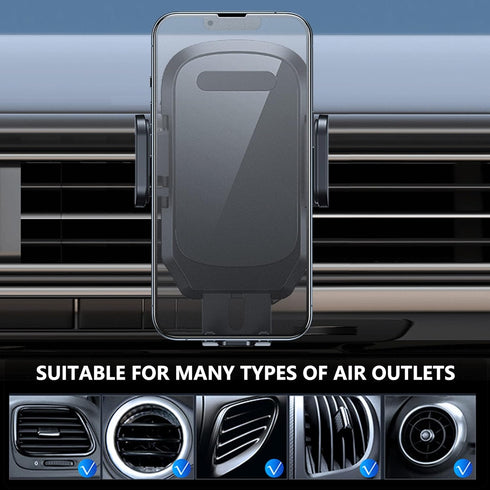 Car Phone Holder Mount,Cell Phone Holder for Car Air Vent,Compatible with iPhone 13 12 11 Pro Max XS X XR,Samsung Galaxy All Smartphones & Cars,Ai...