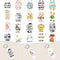 UV DTF Wrap Stickers - 80 Sheets Funny UV DTF Stickers for Motel Keychain, Humorous UVDTF Wraps, Duck Waterproof Rub on Transfer Decals for Hotel ...
