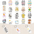 UV DTF Wrap Stickers - 80 Sheets Funny UV DTF Stickers for Motel Keychain, Humorous UVDTF Wraps, Duck Waterproof Rub on Transfer Decals for Hotel ...