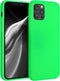 kwmobile Case Compatible with Apple iPhone 12 / iPhone 12 Pro Case - Soft Slim Protective TPU Silicone Cover - Neon Green...