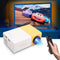 Mini LED Projector,Mini Portable Private Home Theater Projector,1080P HD Indoor&Outdoor Multi-Function Travel Projector,for Home Party/Entertainme...