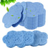 50-Count Facial Sponges Compressed Facial Sponges Natural Facial Cleansing Sponges Pads Cute Flower Shape Exfoliating Sponges for Cleansing Reusab...