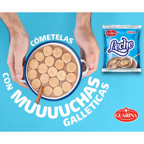 Guarina Galletas Dulces Ideal con Leche (Sweet Crackers) Contains: Wheat, Milk and Soy 45g...