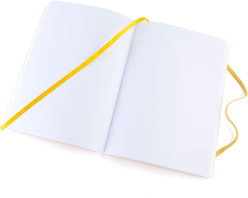 Pentalic Art Traveler Pocket Journal Sketch Book, 6" x 8", Yellow Gold...