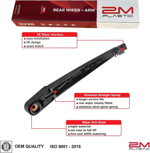 Rear Wiper Arm Blade Factory OEM Style Replacement For GRAND CHEROKEE 2011-2019 Dodge Durango 2011-2019...