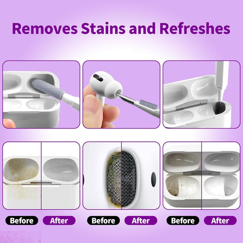 20-in-1 Cleaning Kit for Airpod Earbud, Cleaner Kit for MacBook Laptop Keyboard, Electronic Penlar Cleaning Kit Compatible with Computer PC Cell P...