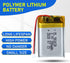 502030 3.7V Lipo Battery 250mAh 502030 Rechargeable Lithium Polymer Battery Pack with JST PH2.0mm Connector for Electronic Device...
