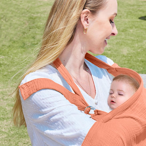 Muslin Nursing Cover for Breastfeeding, Soft & Breathable Cotton Breastfeeding Cover with Adjustable Neck Strap for Mother Nursing Apron, Multi-Us...