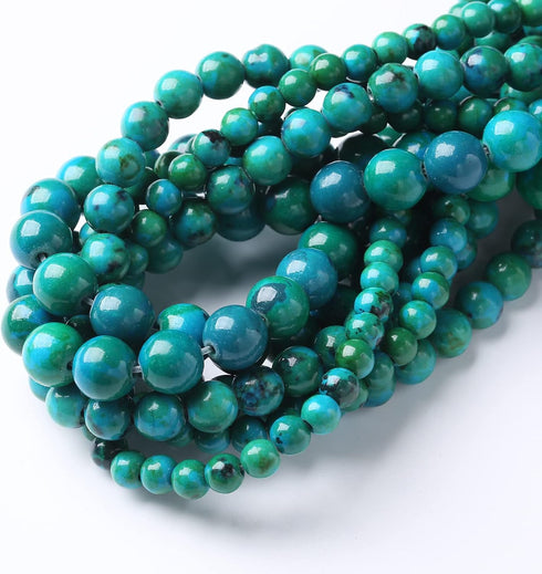 45PCS 8MM Natural Phoenix Stone Beads Round Loose Stone Beads for Jewelry Making DIY Energy Stone Healing Power Bracelet 15"...