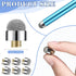 24 Pieces 0.30 Inch (Dia) Stylus Replacement Fiber Tip Compatible with MEKO and Bargains Dept 0.3-inch Tip Series Stylus......