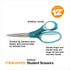 Fiskars® Student Glitter Scissors, Colors May Vary (7 in.)...