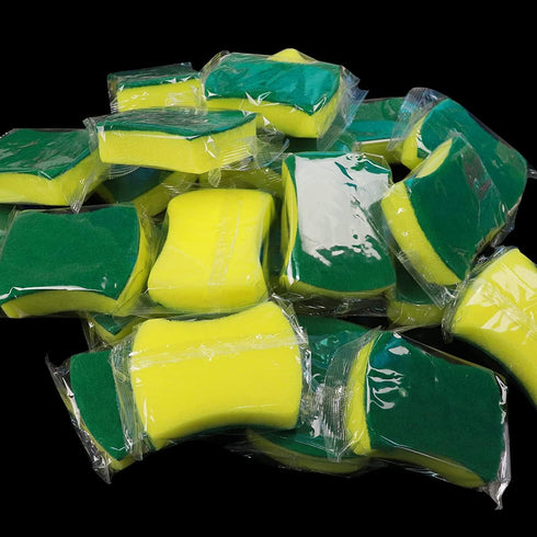 Individually Wrapped Sponges,30 Pack Sponges Individually Wrapped,Individually Wrapped Kitchen Sponges for Home Kitchen Scrub Dish Dishes Dishwash...