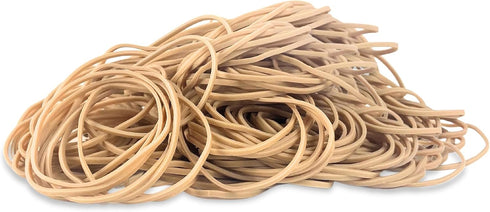 Upgrade Office Supply UPG23716 Rubber Bands, Size #16 (2-1/2" x 1/16"), 1/4 lb. Bag, Approx. 450 Bands, Natural Crepe, Made in USA...