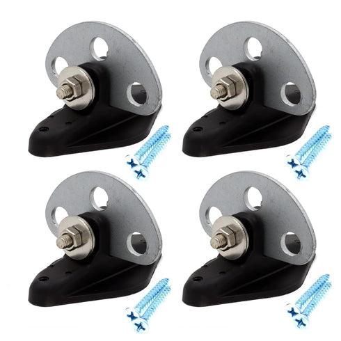 4 pcs pinlock insulators with 3 Point Gate Connector, Electric Fence Gate End...
