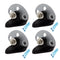4 pcs pinlock insulators with 3 Point Gate Connector, Electric Fence Gate End...
