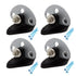 4 pcs pinlock insulators with 3 Point Gate Connector, Electric Fence Gate End...