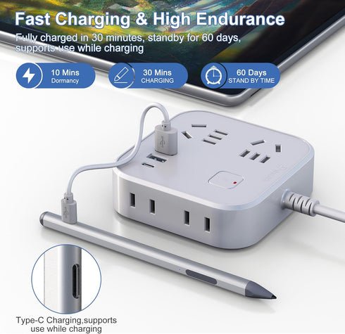 2024 New Surface Pen for Microsoft Surface Pro 11/10/9/8/7/6/5/4/3/X,Surface Go/Book/Studio/Laptop,4096 Pressure Sensitivity Windows Stylus Pen,US...