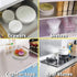Kitchen PVC Self-Adhesive Wallpaper, Oil-Proof Foil Wall Sticker, Stove Countertop Waterproof High Temperature Resistant Stickers, Cabinet Aluminu...