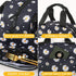 Insulated Lunch Box For Women Office Work Designer Small Lunch Cooler For Girls Fit Fresh Thermal Hot Lunch Bag For School Teen Three Pocket Soft ...