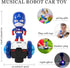 Dancing Robot Spider Toys Interactive Musical Super Captain Car Toy Flashing Lights Intelligent Interactive Educational Robot for Chirldent Day Bi...