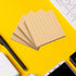 3x3 Inches Bright Colored Lined Sticky Notes Self-Stick Memo with Line for Office School Home (Brown)...