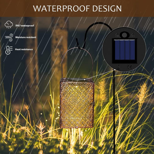 2 Pack Replacement Solar Light Parts,Solar Lights Replacement Top, 8 lumens Solar Light Inserts for Lanterns, Waterproof Battery Box Top DIY Outdo...
