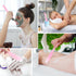 12 Pcs Facial Spatula,Cosmetic Spatula Jelly Mask Spatula Skincare Spatula Plastic Face Mask Spatula Pink Makeup Spatula Small Disposable Spatulas...