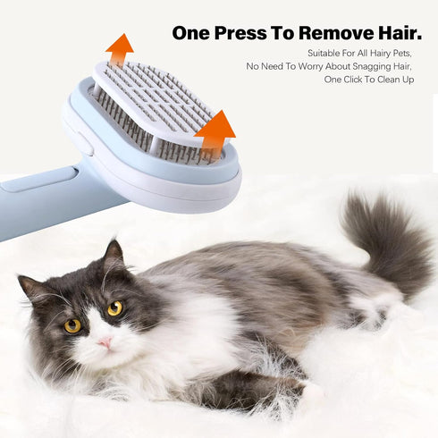 5-In-1 Multifunctional Pet Grooming Set Needle Brush, Hair Brush, Hair Removal Comb, Bath Massage Brush, In Addition To Loose Hair, For Cats & Dog...