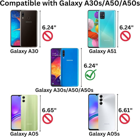 Compatible with Samsung Galaxy A50 Carbon Fiber Soft TPU Brushed Line Basic Phone Back Case Cover (Black)...