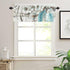 Valances for Windows, Mason Jar Cotton Flower Rod Pocket Kitchen Curtains Valances 54x18inch Short Window Curtains for Kitchen/Bathroom/Bedroom, S...