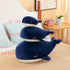 Gentle Whale Plush Toy Ultra Soft Cotton Sea Mammal Doll Cozy Companion for All Ages Children Best Birthday Gift Pillow (Blue 10inch)...