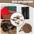 Wokape Paper Fasteners Brads Round Fasteners (Bronze) - 500Pcs 5 Sizes Mushroom Head Round Paper Fasteners Metal Brads Decorative Brads...