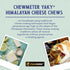 Chewmeter Himalayan Yaky Cheese Chew, 100% Natural, Long Lasting, Gluten Free, Healthy & Safe Dog Treats, Lactose & Grain Free, Protein Rich, Stai...