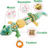Infant Musical Stuffed Animal Toys, Activity Soft Sensory Toy with Baby Teething Toys, Crinkle Sound and Rattles, Tummy Time for Newborn 0 3 6 12 ...
