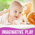Baby Football Plush Rattle - Baby Boy Stuff for Gifts, Toddler Football Toys, Baby Rattles & Plush Rings, Engaging Learning for Boys and Girls - A...