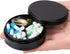 Pill Box 3 Compartment - Metal Travel Pill Case for Pocket or Purse, Portable Waterproof Medicine Pill Organizer Holder Daily Pill Container for M...